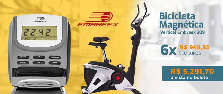 Bicicleta Magnética Vertical Embreex 309