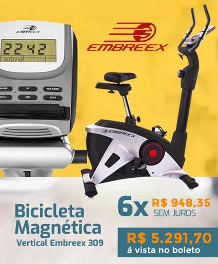 Bicicleta Magnética Vertical Embreex 309