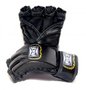Luva de MMA Profissional Sintética com Velcro Preta - Punch