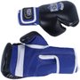 Luva de Boxe Amador Preta/Azul 12 oz - Punch
