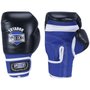 Luva de Boxe Amador Preta/Azul 12 oz - Punch